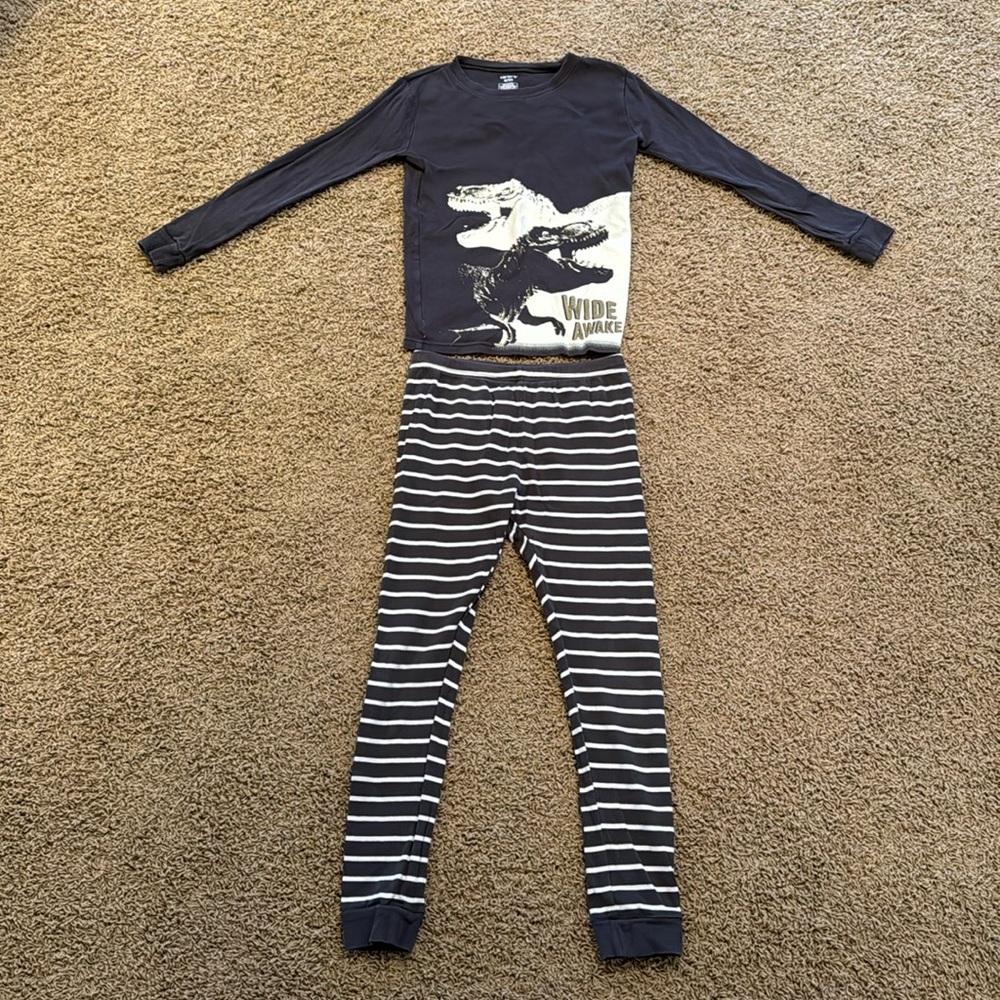 Carters size 12 Dino themed pj set